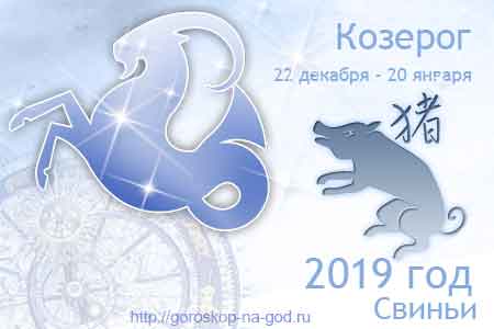 Козерог 2019 год