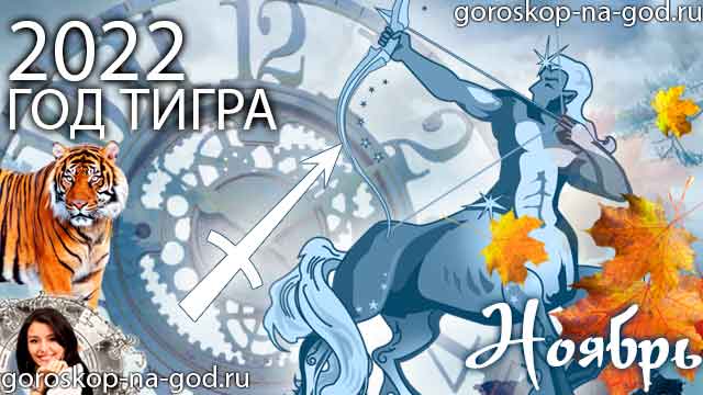 гороскоп на ноябрь 2022 года Стрелец